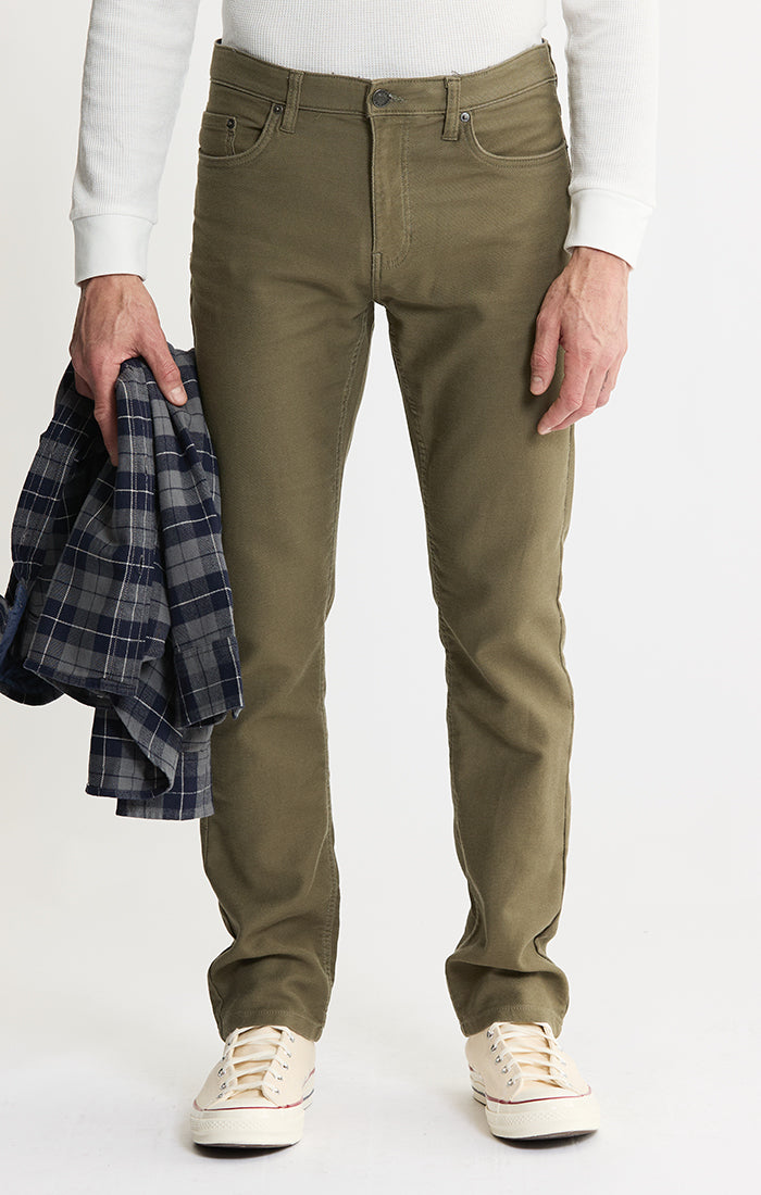 Loopback Twill 5-Pocket Pants