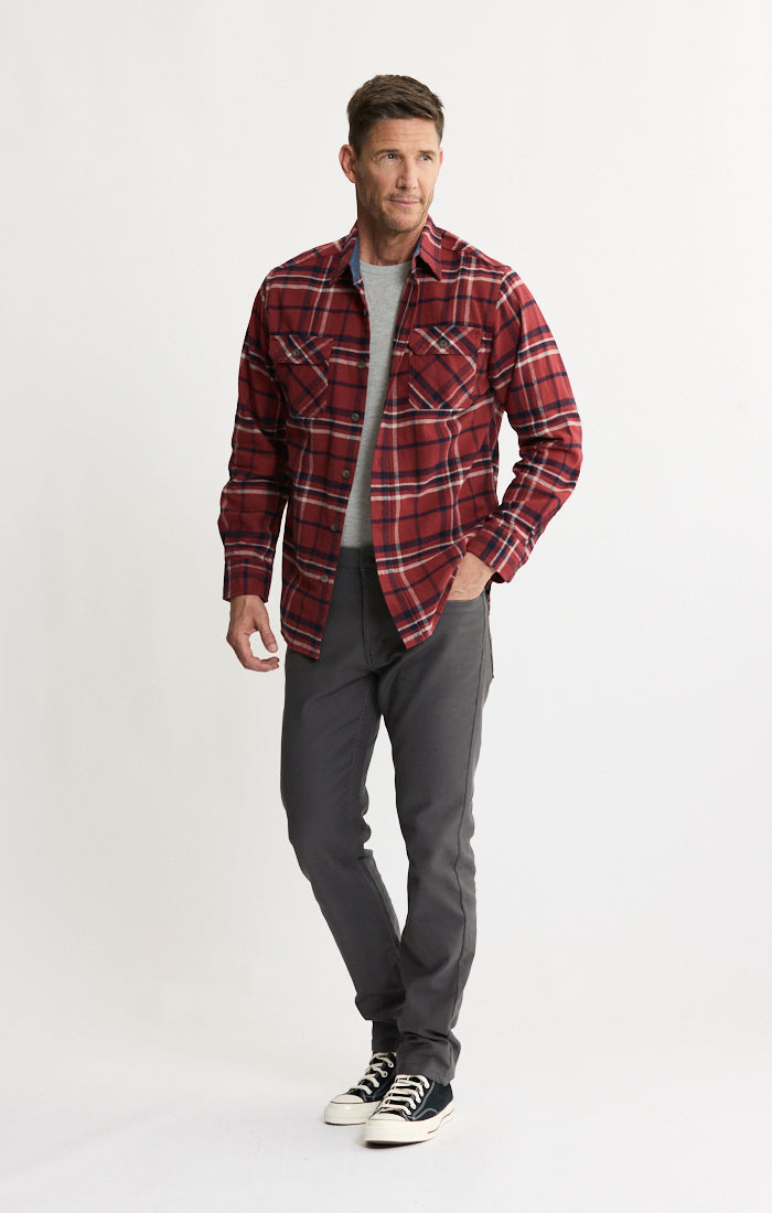 Loopback Twill 5-Pocket Pants