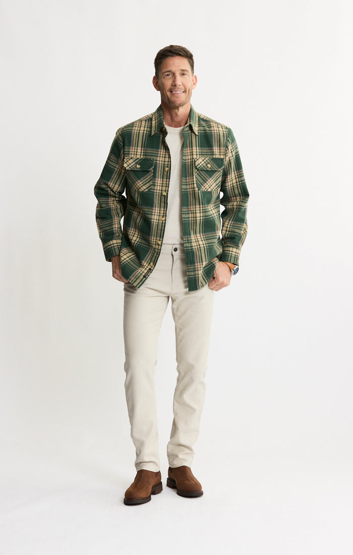 Loopback Twill 5-Pocket Pants