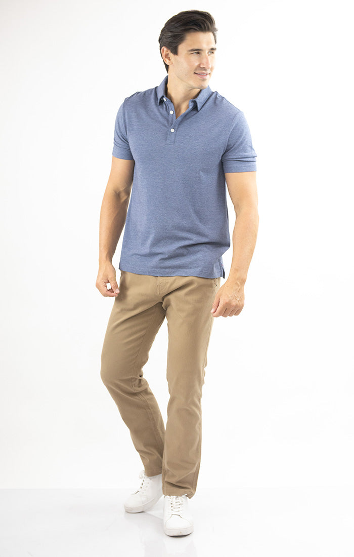 Straight Fit Stretch Bull Denim Pants